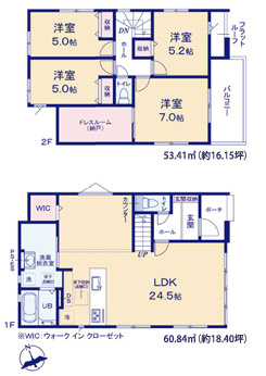 糟屋郡宇美町４期　3号棟の間取り