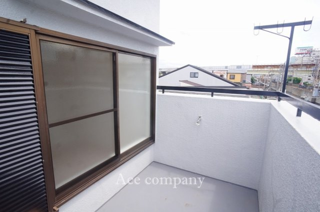 【バルコニー】 | 東住吉区西今川4丁目 | ベランダ防水工事済み☆水栓完備です☆