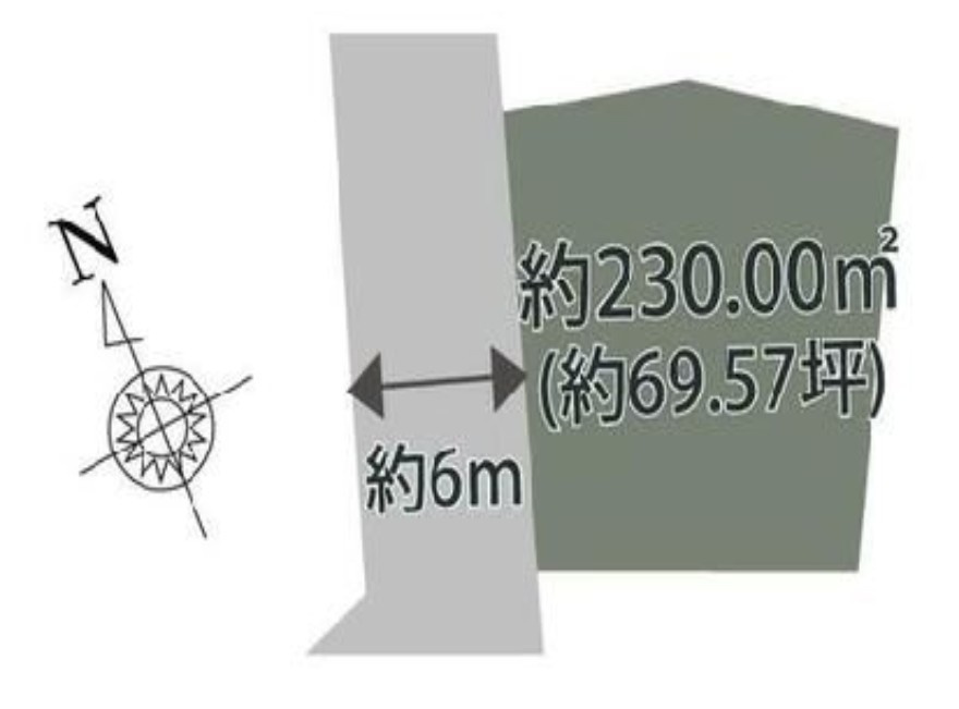 栃木市城内町　売土地　69.57坪