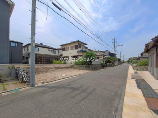 【前面道路含む現地写真】 | 名古屋市中川区赤星３丁目2813【仲介手数料無料】新築一戸建て　1号棟