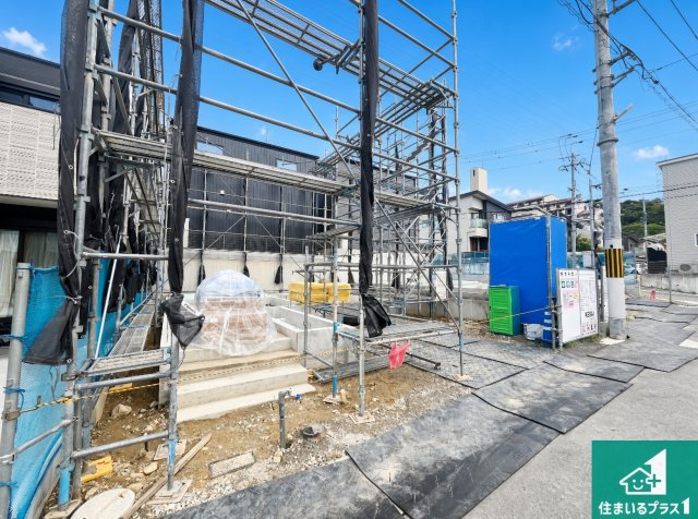 神戸市垂水区清水が丘　第1期　新築一戸建ての外観|周辺は落ち着いた街並みの住宅地！子育てがしやすい住環境です！まだ未完成ですが、現地でしかわからない事もございます。是非一度ご覧ください。