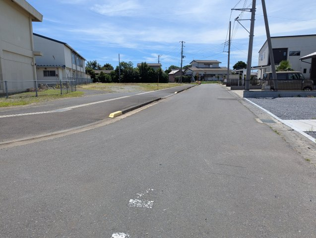 ひたちなか阿字ヶ浦町第4の前面道路含む現地写真|前面道路含む現地写真です