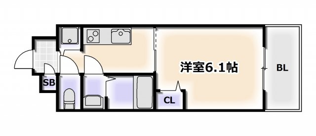 【間取り】 | La Douceur桜川（旧スプランディッド桜川）