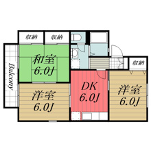 【間取り】 | エクレール五井西　Ａ