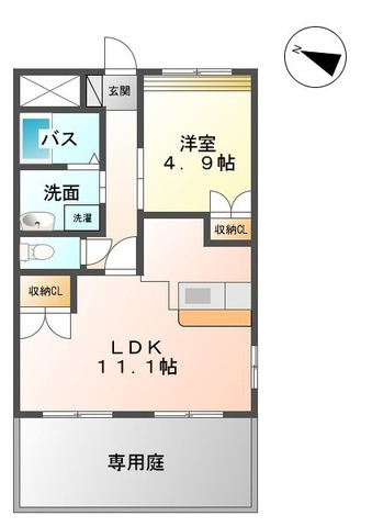 スタービレ　小倉の間取り|使い勝手の良い間取りです♪
