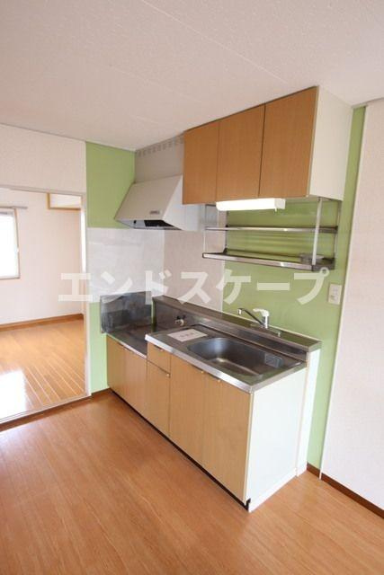 第二松沢ハイツⅡのキッチン|高崎、前橋のお部屋探しはエンドスケープまで！お客様の理想お聞かせ下さい♪