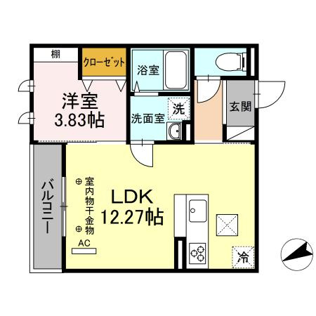 D-roomT.MⅡの間取り