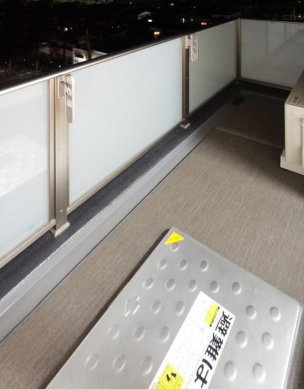 N-stage南鳩ヶ谷のバルコニー