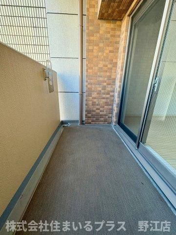 プレサンス大阪城公園ファーストシートのバルコニー