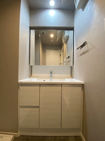 新品家具付きマンション高田2(KaGood東京)の独立洗面台