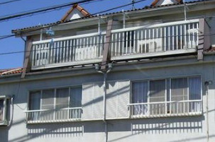 ハイツ長谷川のバルコニー