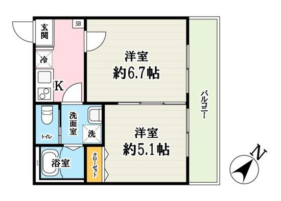 Soleil　Maisonの間取り