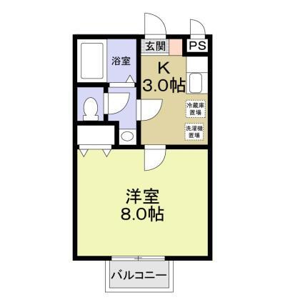 パレス北浦和の間取り