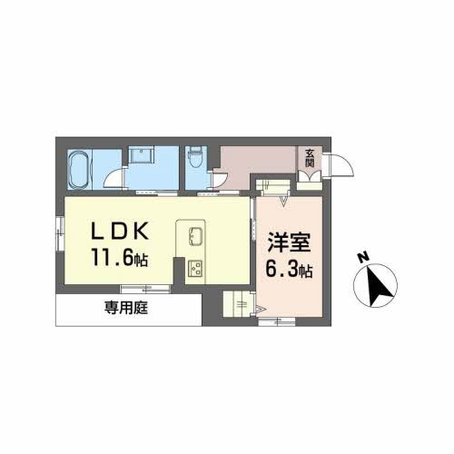 シャーメゾングレイスの間取り