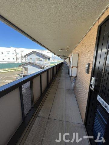 タウンコートくろい駅東 Ⅲのバルコニー|※別のお部屋の参考写真です