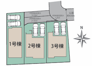 福岡市早良区干隈４丁目　１号棟の区画図