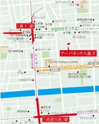 【地図】 | アーバネックス森下
