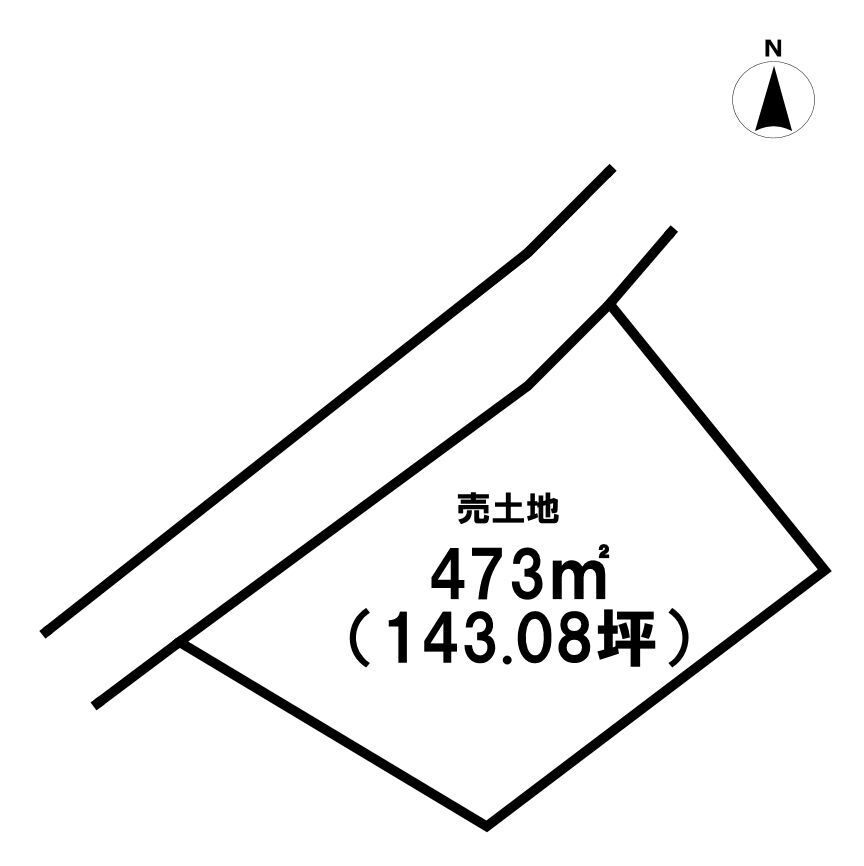 売土地　伊予市市場の画像