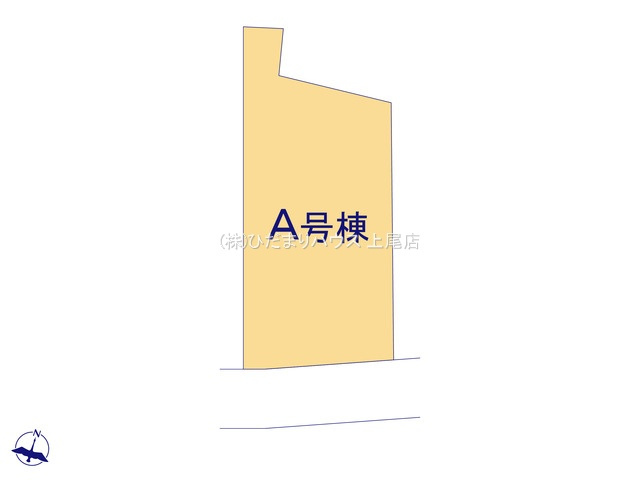 西区三橋6丁目489番　新築戸建　ハートフルAの区画図
