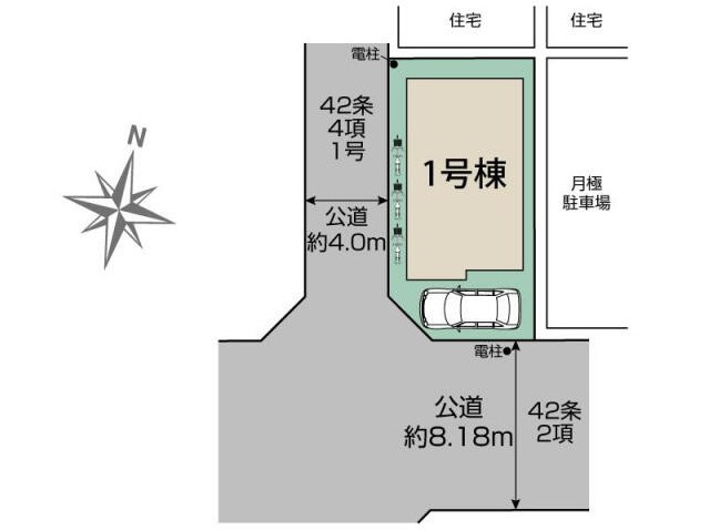 越谷市弥十郎の区画図