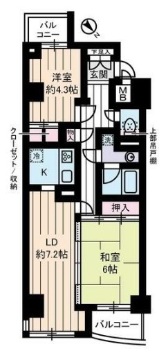 【間取り】 | リリエンベルグ壱番館