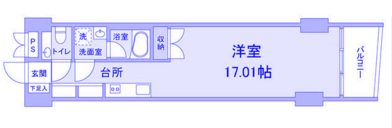 FUKUMI　APARTMENTの間取り