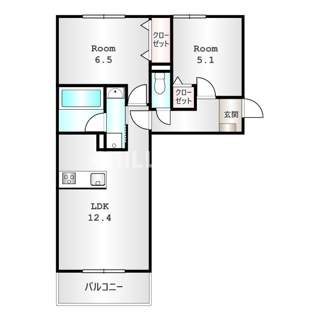 La Maison天川原町一丁目　A棟の間取り|当社、チルホームのHPもご覧ください(^^)/物件情報多数♪