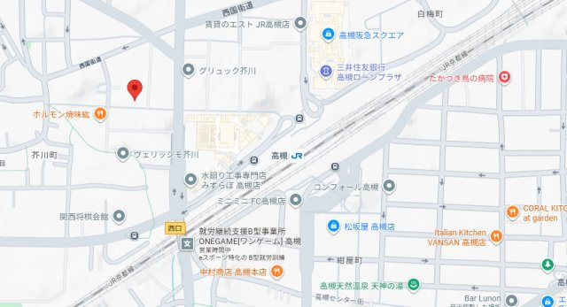 T’s SQUAREakutagawaの地図