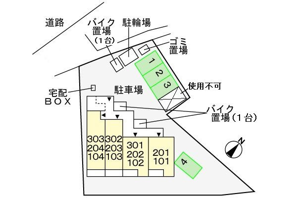 エスポワールの区画図