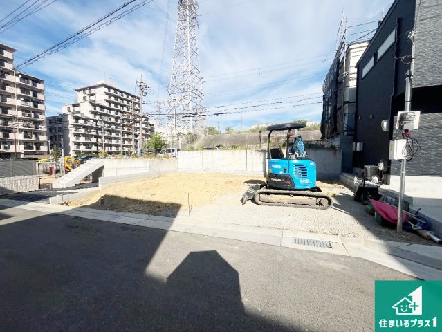 神戸市垂水区清水が丘　第1期　新築一戸建ての外観|周辺は落ち着いた街並みの住宅地！子育てがしやすい住環境です！まだ未完成ですが、現地でしかわからない事もございます。是非一度ご覧ください。