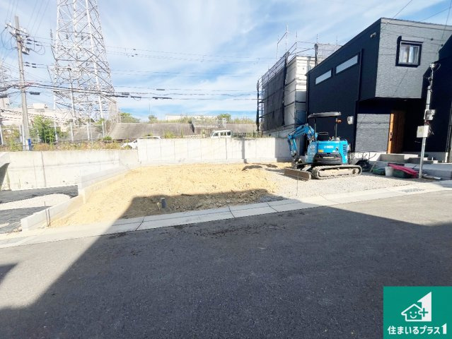 神戸市垂水区清水が丘　第1期　新築一戸建ての外観|周辺は落ち着いた街並みの住宅地！子育てがしやすい住環境です！まだ未完成ですが、現地でしかわからない事もございます。是非一度ご覧ください。