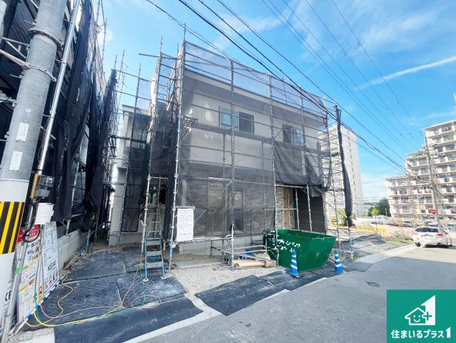 神戸市垂水区清水が丘　第1期　新築一戸建ての外観|周辺は落ち着いた街並みの住宅地！子育てがしやすい住環境です！まだ未完成ですが、現地でしかわからない事もございます。是非一度ご覧ください。