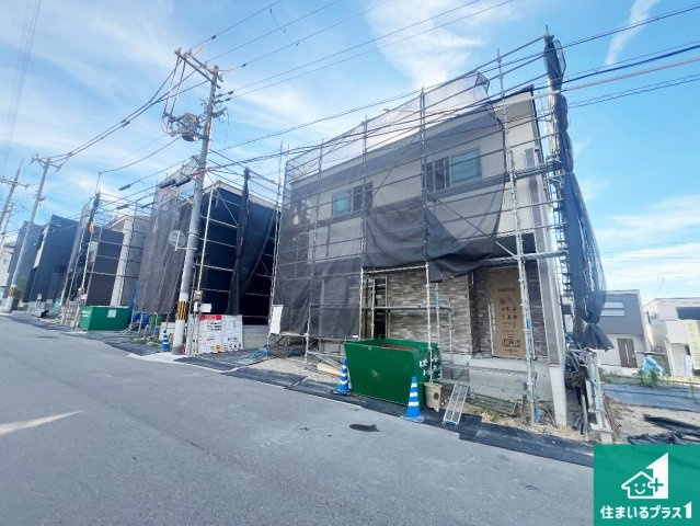 神戸市垂水区清水が丘　第1期　新築一戸建ての外観|周辺は落ち着いた街並みの住宅地！子育てがしやすい住環境です！まだ未完成ですが、現地でしかわからない事もございます。是非一度ご覧ください。