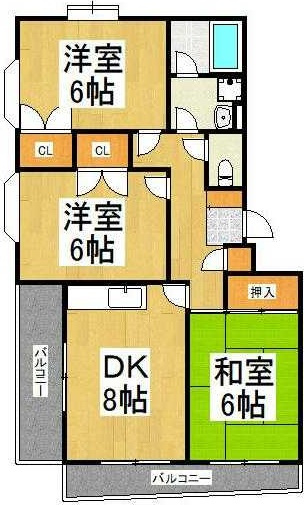 ベルハイネスの間取り