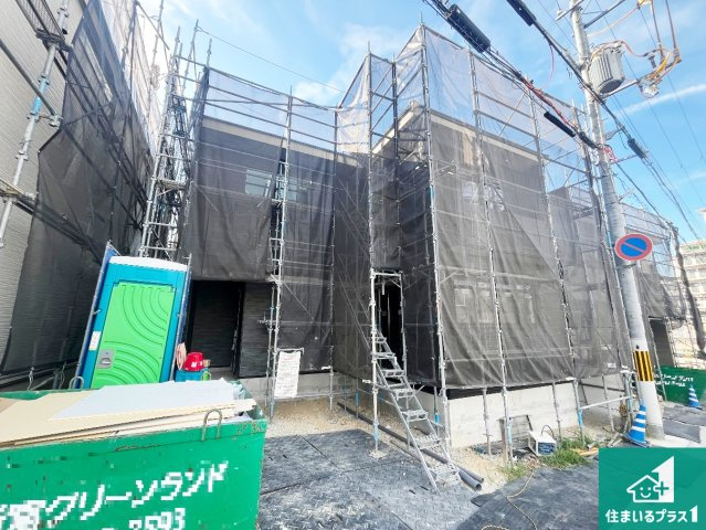 神戸市垂水区清水が丘　第1期　新築一戸建ての外観|周辺は落ち着いた街並みの住宅地！子育てがしやすい住環境です！まだ未完成ですが、現地でしかわからない事もございます。是非一度ご覧ください。