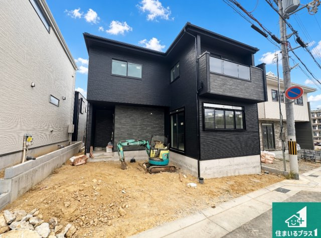 神戸市垂水区清水が丘　第1期　新築一戸建ての外観|周辺は落ち着いた街並みの住宅地！子育てがしやすい住環境です！まだ未完成ですが、現地でしかわからない事もございます。是非一度ご覧ください。