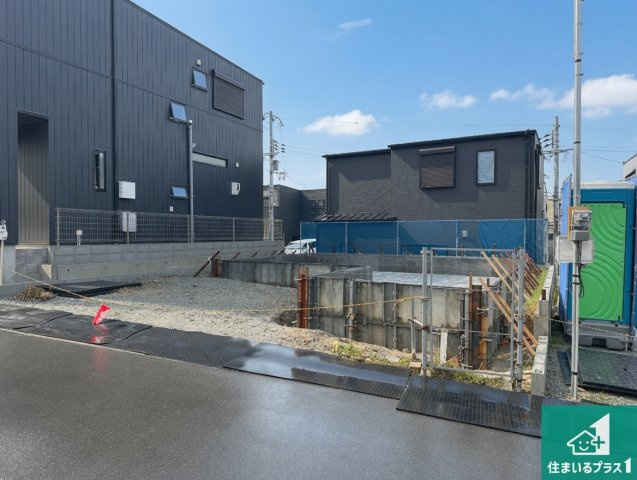 神戸市垂水区清水が丘　第1期　新築一戸建ての外観|周辺は落ち着いた街並みの住宅地！子育てがしやすい住環境です！まだ未完成ですが、現地でしかわからない事もございます。是非一度ご覧ください。