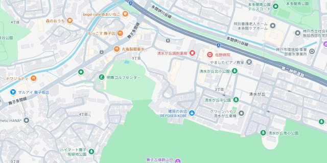 神戸市垂水区清水が丘　第1期　新築一戸建ての地図