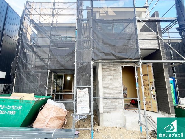 神戸市垂水区清水が丘　第1期　新築一戸建ての外観|周辺は落ち着いた街並みの住宅地！子育てがしやすい住環境です！まだ未完成ですが、現地でしかわからない事もございます。是非一度ご覧ください。