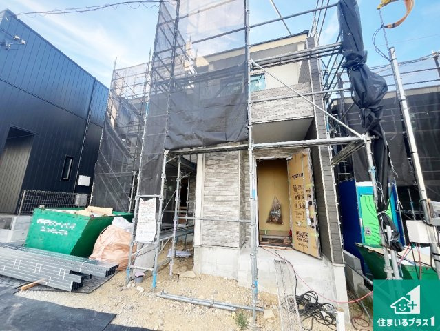 神戸市垂水区清水が丘　第1期　新築一戸建ての外観|周辺は落ち着いた街並みの住宅地！子育てがしやすい住環境です！まだ未完成ですが、現地でしかわからない事もございます。是非一度ご覧ください。