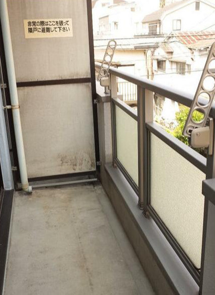 メゾンクレソンⅡのバルコニー