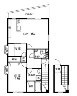 【間取り】 | 紺屋ビル | 間取りです。