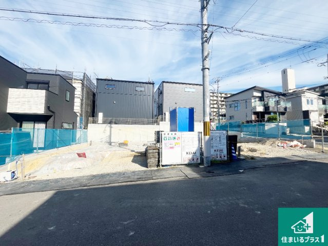 神戸市垂水区清水が丘　第1期　新築一戸建ての外観|周辺は落ち着いた街並みの住宅地！子育てがしやすい住環境です！まだ未完成ですが、現地でしかわからない事もございます。是非一度ご覧ください。