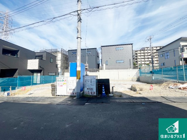 神戸市垂水区清水が丘　第1期　新築一戸建ての外観|周辺は落ち着いた街並みの住宅地！子育てがしやすい住環境です！まだ未完成ですが、現地でしかわからない事もございます。是非一度ご覧ください。