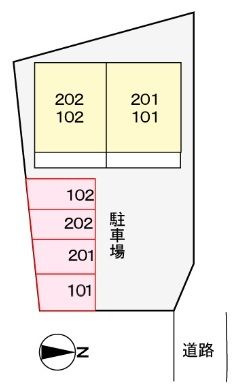 レビュー弐番館の区画図