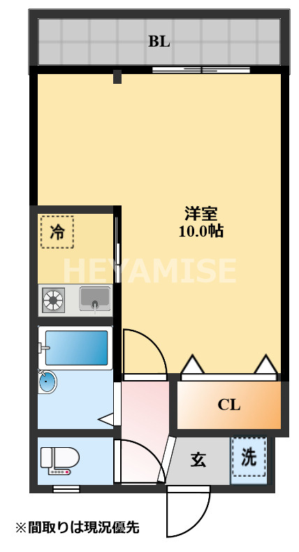 ジェイズ青葉台の間取り