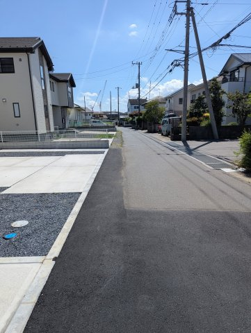 ひたちなか市足崎3期の前面道路含む現地写真|前面道路含む現地写真です