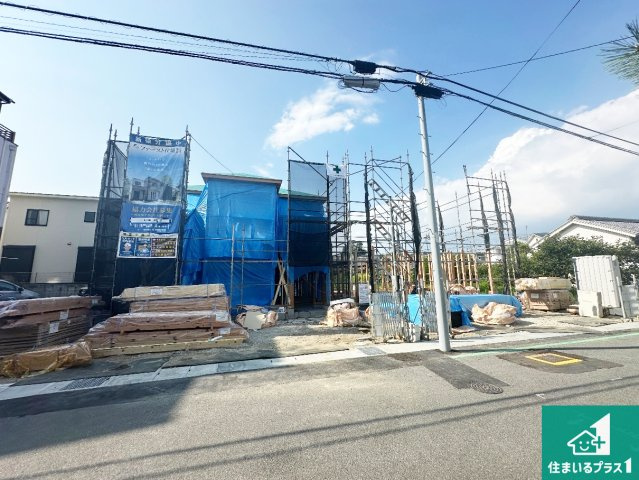 ●29(土)30(日)現地説明会！　生駒郡三郷町勢野東　全2邸の外観|お近くの同じ売主さんが建築したお家をご案内致します。実際に使われている設備をご覧ください。
