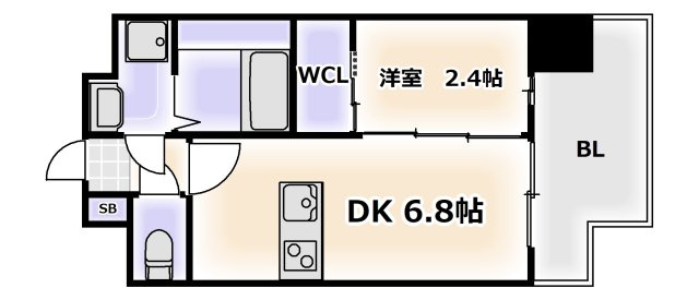 【間取り】 | セレニテ難波ミラク弐番館