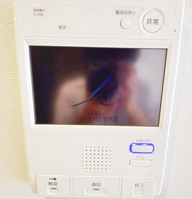 GENOVIA世田谷砧 green veilのセキュリティ|モニター付きインターホンです。